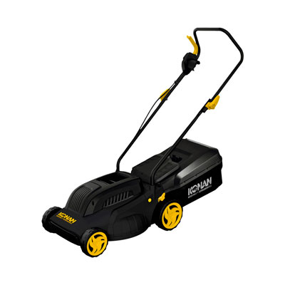 Cortadora de Cesped 1600W 1Hp con Bolsa Recolectora Semi-plástica